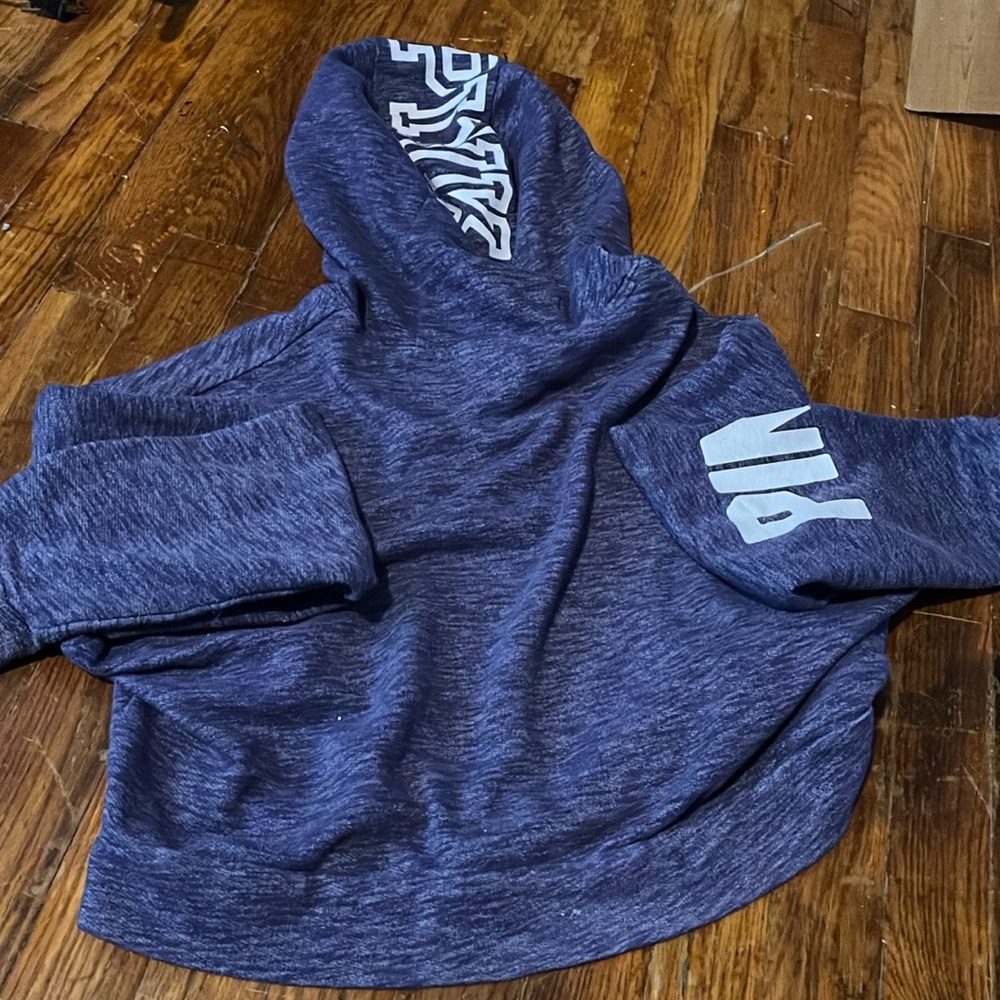 Pink hoodie used fair condition unique style crop hoodie cute